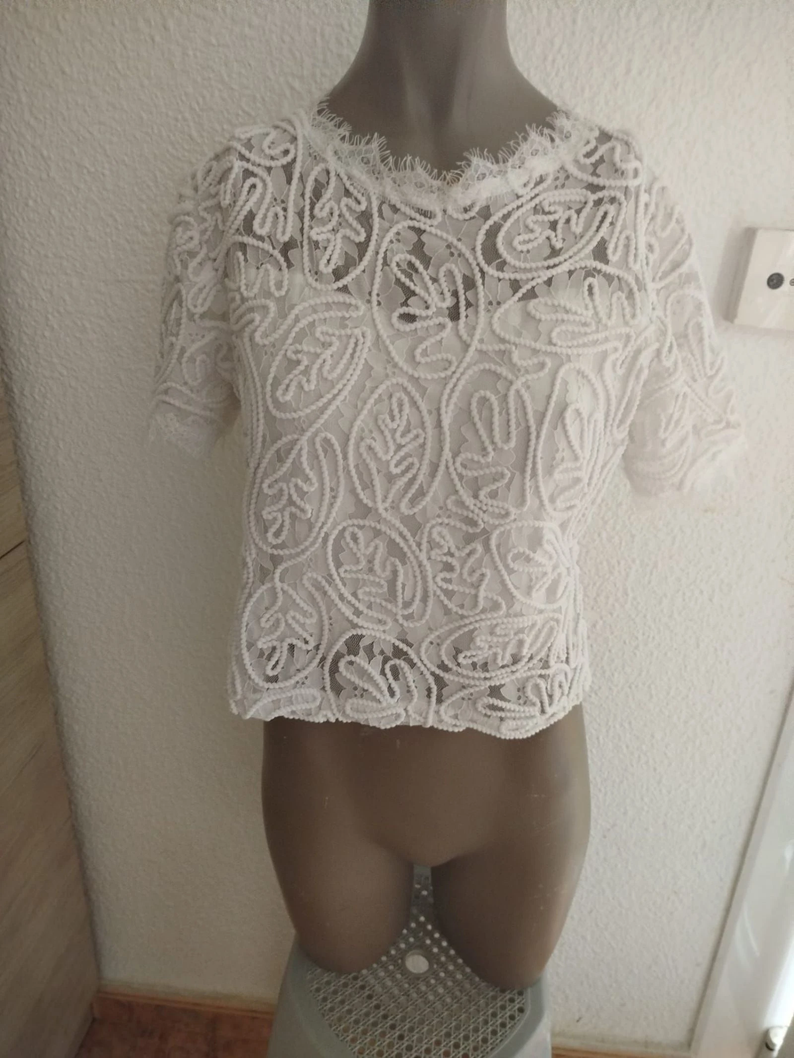 Top crochet con forro talla s 🍉